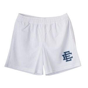 Eric Emanuel EE Basic Shorts Purple Color Green Logo 100% Authentic